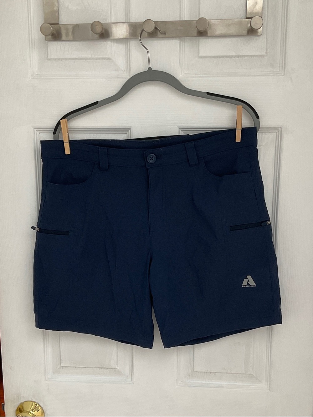 Eddie Bauer Navy GUIDE Pro Hiking Shorts - First Ascent